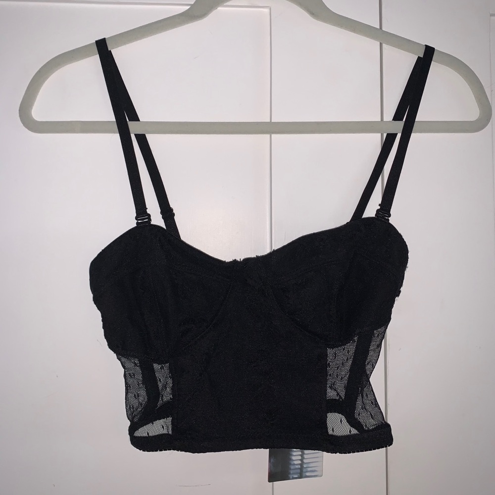 Kimchi Blue Lace Black Bralette NWT